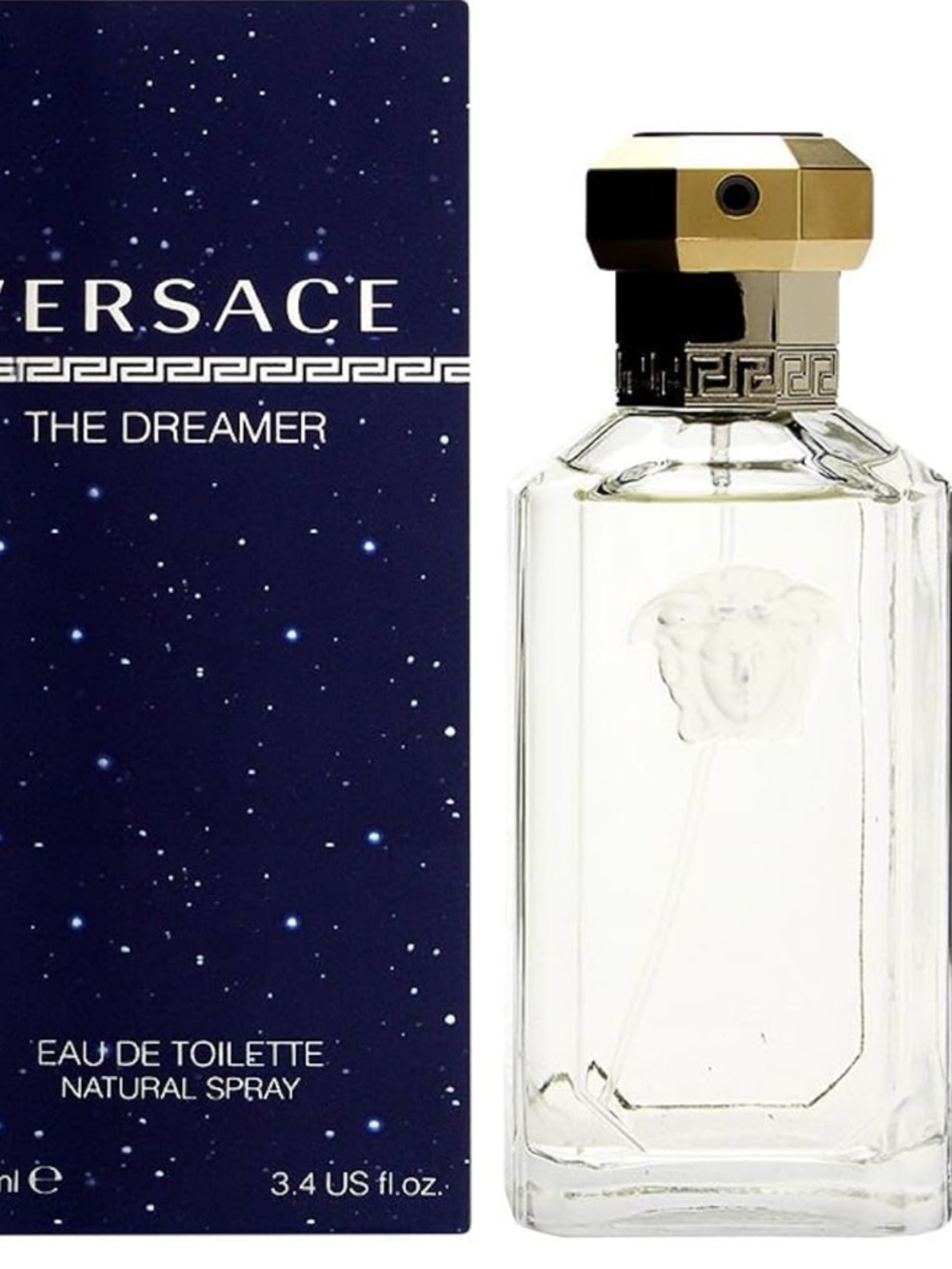 Versace The Dreamer Eau de Toilette — Navy & Gold Accents